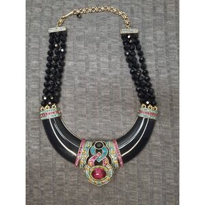 HEIDI DAUS 'SIGNATURE ACCENT' RHINESTONE 3 STRAND NECKLACE